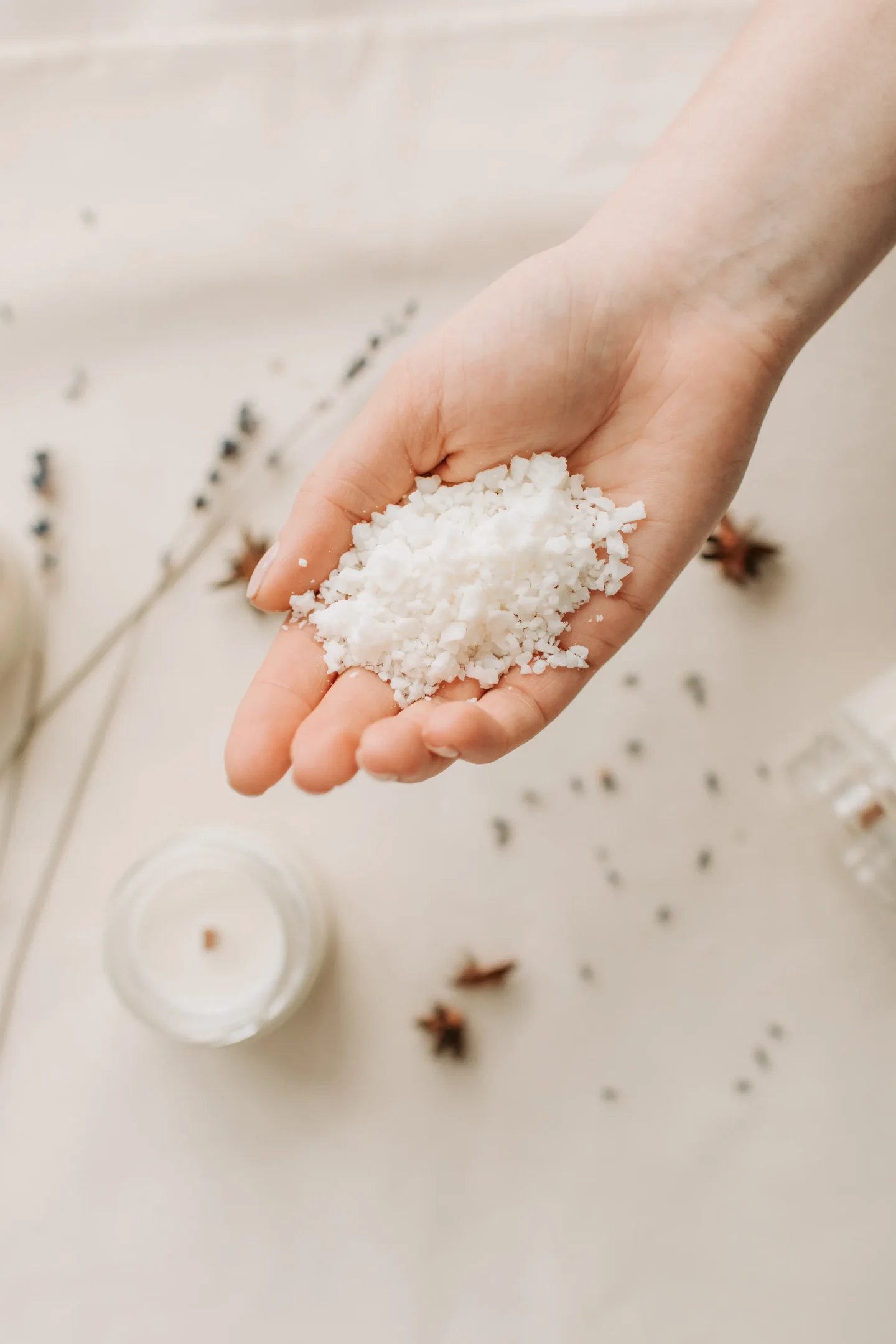 Soy wax flakes
